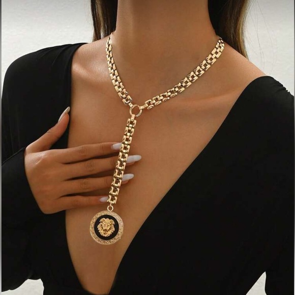 Anthropologie Jewelry - Lion Majesty Long Pendant Necklace